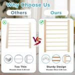 Baby Playpen - Wooden Playpen for Babies and Toddlers - Large Adjustable Shape &Size Play Yard - Baby Fence with Lock Gate - Infant PlayPen - Portable Safe Play Area Kids Activity Center（63x63x24inch） - Image 7