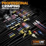 SOMELINE Heat Shrink Connector Crimp Tool Kit - with 48 Sizes (22-10 AWG) Marine Grade Heat Shrink Wire Connectors, Crimping Pliers and Strippers - Wire Connector Kit - Image 4