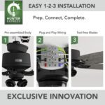 Hunter Fan Company 52429 Gatlinburg Ceiling Fan, Matte Black - Image 7