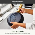 GreenPan Nonstick Reserve Pro 10 Piece Cookware Set, NSF Certified Ceramic, Hard Anodized PFAS-Free Pots & Pans Set with Lids, Stainless Steel Handles, Oven & Dishwasher Safe, Black - Image 9