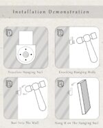 KUVIOKE Black Abstract Framed Canvas Wall Art Minimalist Graffiti Pastel Wall Decor Modern Art Painting Home Decor 11x14in (Black Framed) - Image 7