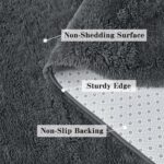 DweIke Fluffy Dark Grey 4x6 Area Rugs for Bedroom Living Room, Soft Plush Shaggy Deep Gray Girls Boys Kids Rug, Non-Slip and Machine Washable Carpet for Dorm Nursery Classroom Decor - Image 6