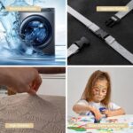 Waterproof Chair Seat Cover for Dining Room-Stretchy Washable Chair Seat Covers Set of 6-Kitchen Chair Seat Slipcovers Protector for Home Restaurant Banquet (Taupe,Large) - Image 8