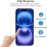Screen Protector For iPhone 16 Tempered Glass 2-Pack Camera Lens Protector Film 2-Pack With Easy Alignment Tool - Image 7