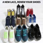 VSUDO 2 Pairs Flat Shoe Laces for Sneakers, Shoe Strings/Shoelaces for Sneakers - Image 4