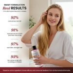 Onion & Biotin Hair Growth Shampoo: Infused With Natural Rosemary Tea Tree Oil Anti Hair Loss Shampoo - Scalp Smooths Thickening Formula Support Hair Regrowth For Women Men (12.5 Fl Oz) - Image 5