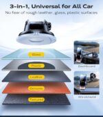 VICSEED [True Strongest Suction] [Rally Racing-Grade Stability] Phone Holders for Your Car 2025 Upgraded Car Phone Holder Mount Truck Stand Cradle for iPhone Samsung All Phones, Yellow - Image 8