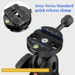 Haoge Combo Boss Adapter with CP-64 64mm Arca-Swiss-Compatible Quick Release Clamp for Manfrotto Tripod Ball Head Clamp Replacement - Image 3