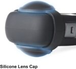 HSU Silicon Protect Cover for Insta360 X4, Soft Silicone Body Case with Lens Cap, Full Cover Shell Protection Case, Insta 360 X4 Cam Accessories (Black) - Image 5