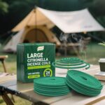 Large Citronella Incense Coil, Made from Natural Plants, Suitable for Outdoor, Living Room, Terrace use (24 Coils and Coil Holder) - Image 4