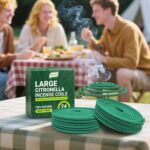 Large Citronella Incense Coil, Made from Natural Plants, Suitable for Outdoor, Living Room, Terrace use (24 Coils and Coil Holder) - Image 5