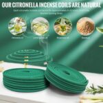 Large Citronella Incense Coil, Made from Natural Plants, Suitable for Outdoor, Living Room, Terrace use (24 Coils and Coil Holder) - Image 6