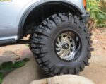 HOBBYSOUL 2.2 Beadlock Wheels and Tires Set, 124mm Tall 2.2 Mud Slingers Tires & Adjustable Offset 2.2 Wheels Rims for 1/10 RC Crawler Everest 10 SCX10 Capra Wraith Upgrades,HS701583 - Image 7