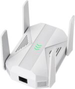 2025 AC2100 WiFi Extender - WiFi Extender Signal Booster with Gigabit Ethernet Port, WiFi Booster Dual-Band(5.8G&2.4G) Coverage to 12888 sp.ft, Faster Speed, Compatible with Multiple Devices - Image 2