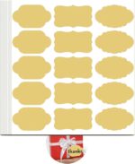 450pcs Label Stickers, Gift Tag Stickers, Name Tags, Self-Adhesive Writable All-Purpose Labels for Mason Jars, Canning, Bottles, Binders School Office Supplies - Image 2