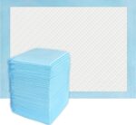 50 Count Super Absorbency Disposable Underpads, Leakproof Quick Drying Disposable Pads for Baby, Puppy and Adults, Disposable Changing Pads for Baby, Disposable Diaper Changing Pads, 17” x 13”, Blue - Image 2