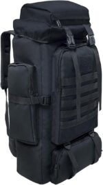 80L 100 liters Hiking Backpack Camping Rucksack, Men Outdoor Travel Climbing Knapsack Mountaineering Trekking Backpack - Image 2