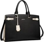 BOSTANTEN Briefcase for Women 15.6 Inch Genuine Leather Laptop Briefcase Shoulder Work Tote Bag Purse - Image 2