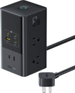 Baseus Charging Station 67W, 10-in-1 USB-C PD Fast Charging Desktop Charger with 1200J Surge Protection, 5ft Extension Cord, 6 AC, 3 USBC, 1 USBA Ports for iPhone 16/15, MacBook, Tablet, Desktop - Image 2