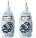 Black Stain Remover Gel Washing Machine Cleaner Housefold Stain Removal Gel for Front Loader Washer Grout Cleaner Kitchen Sink Showers Bathroom and Floor Tile 8Fl Oz（2-Pack） - Image 2