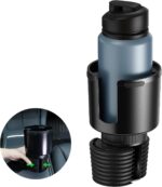 Car Cup Holder Expander, Cup Holder Expander for Car with Stretchable Rubber Base, Large Cup Holder Adapter Compatible with Yeti, Hydro Flask, Nalgene, Stanley, Owala, Bottles in 2.8”-4.13”, 1 Pack - Image 2