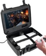 Case Club Portable Game Station with Built-in 18.5" Monitor - Fits PlayStation 5 (Gen 1 Disk or Digital), Controller, 2 Games, Built-in Cooling Fan - Hard-Shelled PS5 Travel Case. Waterproof, Lockable - Image 2