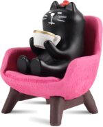 Cat Gifts Cat Figurines Cute for Women Cat Lovers Teen Girls Pink Desk Accessories Shelf Decor - Image 2