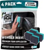 Chemical Guys Wonder Wave Durafoam Contoured Large Tire Shine & Dressing Applicator, 4 Pack - Image 2