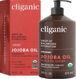 Cliganic Organic Jojoba Oil 16oz with Pump, 100% Pure | Bulk, Moisturizing Oil for Face, Hair, Skin & Nails | Natural Cold Pressed (Packaging May Vary) - Image 2