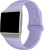 Compatible with Fitbit Ionic Bands, Soft Silicone Replacement Strap Accessories Breathable Wristbands for Fitbit Ionic Smart Watch, Large Small - Image 2
