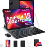 DOOGEE U11(2025) Android 15 Tablet with Keyboard,11 inch Android Tablet 16GB+128GB/2TB TF Octa-Core Gaming Tablets,90Hz Display,8580mAh,1080P,BT5.0+5G WiFi,13MP+5MP, Face ID,Metal Body - Image 2