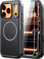 Diverbox Magnetic for iPhone 17 Pro Max Case-(Compatible with MagSafe) Heavy Duty Protection Phone Case with Camera Control Button with Screen Protector Shockproof Drop-Proof 6.9 inch (Black) - Image 2