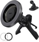 ESR for MagSafe Car Mount, Magnetic Phone Holder for Car Air Vent, Car Phone Holder Mount for iPhone 17/16/16e/15/14/13/12/Samsung, All Smartphones(2 Metal Rings Included),Charging Not Supported - Image 2