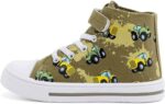 EUXTERPA Kids High Top Shoes Toddler Canvas Sneakers Boys Girls Casual Walking Sports Shoe - Image 2