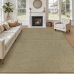 Easy Jute Rug 8x10 Natural Rugs: Washable Woven Area Rug Non Slip Non Shedding Indoor Outdoor Carpet Large Rugs for Living Room Bedroom Dining Room Farmhouse Patio (8'x10' Natural) - Image 2