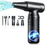 Electric Compressed Air Duster 330000 RPM - Cordless Rechargeable Air Blower for PC/Computer Cleaning, Keyboard, Electronics, Car & Home Dusting, Replaces Air Cans (Powered Turbo Fan Duster) - Image 2