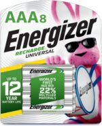 Energizer Recharge Universal Rechargeable AAA Batteries (8 Pack), Triple A Batteries - Image 2