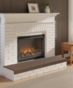 Fireplace Baby Proofing, 80'' Soft Seat Hearth Cushion for Baby Proof, Memory Foam Brick Fire Place Bumper Protector Pad for Babies Child Children Toddlers, Coffee Brown - Image 2