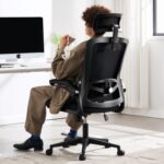Fizzin Ergonomic Office Chair, 400 LBS Computer Chairs with Adjustable Lumbar Support, Breathable Mesh Desk Chair Ergonomic with Thickened Cushion, Comfy Home Office Desk Chair (Black) - Image 2
