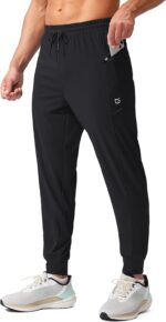G Gradual Men's Joggers Pants with Zipper Pockets Stretch Athletic Sweatpants for Men Workout Jogging Running - Image 2