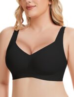 Gailife Womens Wireless V Mesh Comfortable Bra Seamless Bralette Push Up Bras No Underwire Supportive Tshirt Everyday Bras - Image 2