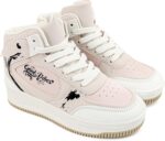 Girls High Top Sneaker Non Slip Casual Walking Lightweight Lace Up Sneakers for Little/Big Kid - Image 2