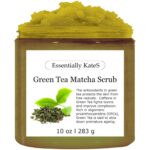 Green Tea Matcha Body & Foot Scrub 10 oz - A blend of matcha green tea extract, shea butter, and coconut oil for a soothing journey to a tranquil Zen garden - The best stocking stuffer - Image 2