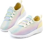 HIITAVE Girls Shoes Kids Slip on Tennis Sneakers Walking Running Athletic Gym Shoes - Image 2