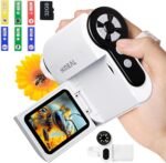 HP20 IPS Microscope for Kids: [3-in-1] [Easy and Fun] 2" Portable Handheld Microscope Miniscope, Pocket Mini Scope Educational Science Kit, Christmas Birthday Gifts for Kids, 32GB, White - Image 2