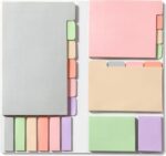 Hommie Sticky Notes Set, Divider Sticky Notes 410 Packs Planner Sticky Note Dividers Tabs for School Office Supplies, Book Notes,Bible Sticky Notes,Back to School Supplies - Image 2