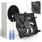Internal Cooling Fan Replacement for Xbox Series S Console Fan Cooler CPU Cooling Fan with Screwdriver(7 Blades) - Image 2