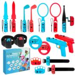 JoyHood Switch Sports Accessories Bundle Compatible with Switch/Switch OLED, 17-in-1 Family Sports Games Accessories Kit for Joy-Con Controller, Switch Sports Accessories for Kids & Adults - Image 2