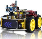 KEYESTUDIO Smart Car Robot,4WD Programmable DIY Starter Kit for Arduino for Uno R3,Electronics Programming Project/STEM Educational/Science Coding Kit for Teens Adults,15+ - Image 2