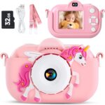 Kids Camera Digital Camera for Girls Age 3-8, 1080P Toddler Camera for Kids with 32GB SD Card, Toddler Girls Toys Age 6-8, Kid Toys for Ages 5-7 - Image 2